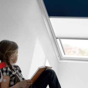 Kombi-Sonnenschutz Blau und weiß DFD