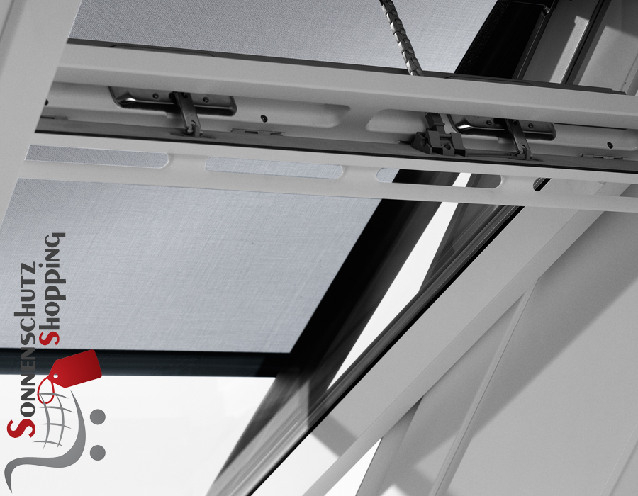 Nahaufnahme Fenstermotor und Elektro Markise