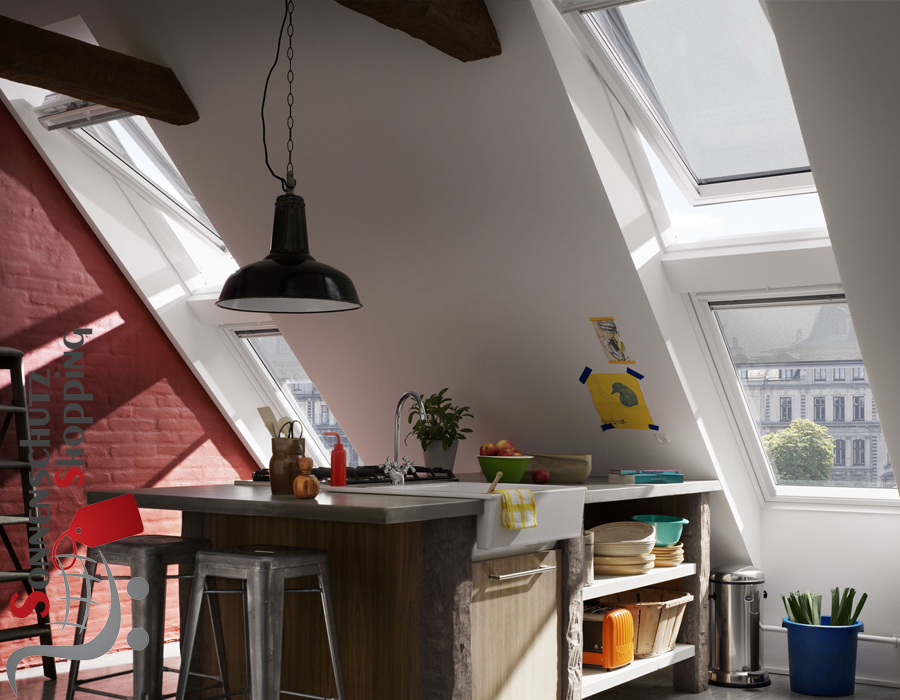 Markise mit Solarantrieb Netz schwarz