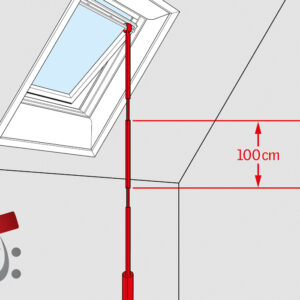 Bedien-Verlängerungsstange ZCT 100